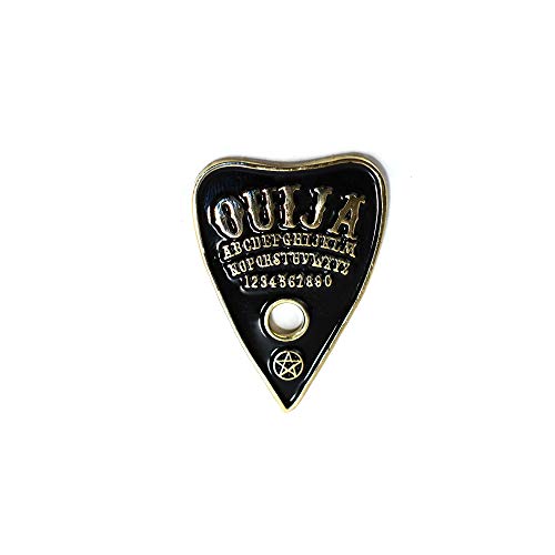 Ouija Board Pin Oujia Brooch Oujia Black Magick Pin Wicca Pagan Pentagram Jewelry Pendant Lapel Hat Pin