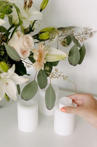 Miniatura 4 de Horeca Candles - 200 Velas De Té Blancas - Duración 8 Horas - Inodoras, Sin Perfume - Juego De 200 Velas De Té - Vaso De Plástico Transparente