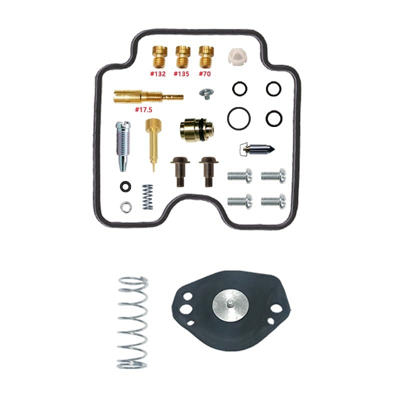 Kit Réparation Carburateur YFM450FAS Wolverine 450 Pochette Joint Gicleur 132 135 170 Monocylindre