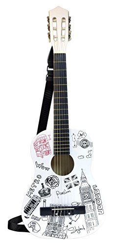 Suoni Realistici Bontempi 23 8512 - Chitarra in Legno l. 85 cm