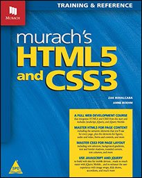 Murach's HTML5 and CSS3 9350238233 Book Cover