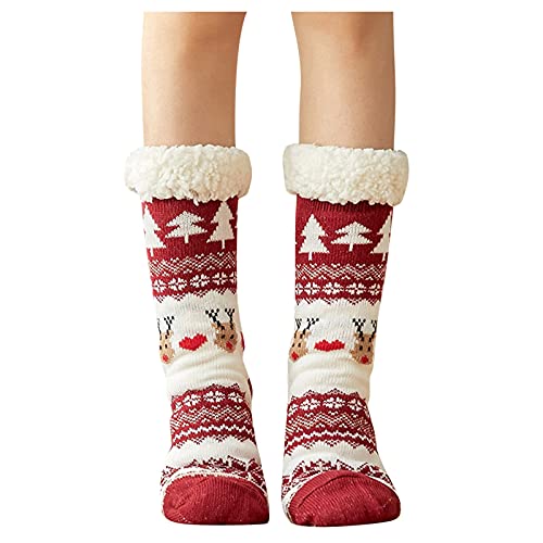 Christmas Gifts Stocking Stuffers for Women Girls Fuzzy Socks Fluff𝐲 Warm Winter Cozy Socks Teens
