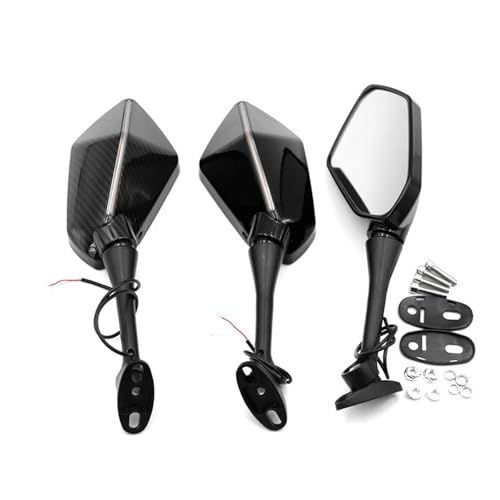 Espejos para Gsxr 600 K7 universales con luces de giro integradas 7