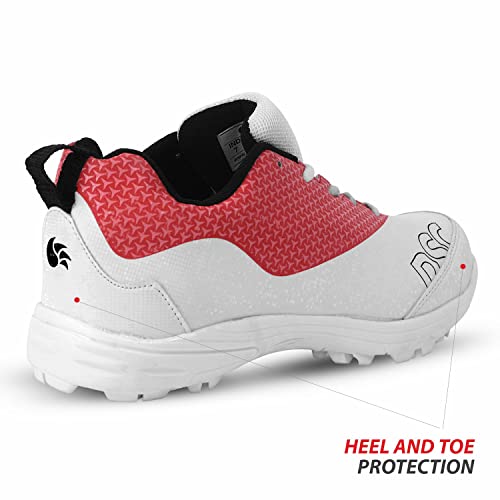Image of DSC Rigor X Men's Cricket Shoes | Lightweight & Durable Cricket Footwear | Anti-Slip Sole for Better Grip | Comfortable Sports Shoes for Training & Matches |