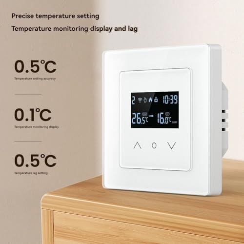 Thermostat WiFi Tuya programmable avec écran LCD pour plancher chauffant - 5
