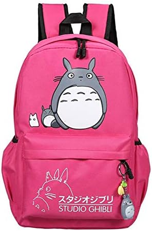Boys Girls Cartoon My Neighbor Totoro Backpack Anime Canvas Daily Daypack Rucksack