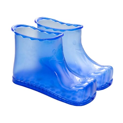 Zapatos de baño de pies para masaje: remojo para baños de pies de alta densidad, Zapatillas relajantes portátiles resistentes al calor | Cuidado de pies en el hogar Terapia de remojo para aliviar el