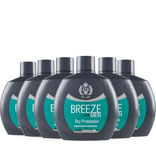 BREEZE | Deodorante Squeeze Dry Protection, Breeze Men, 6x100 ml