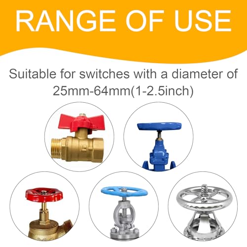 1 peça de bloqueio de válvula de portão vermelho, dispositivo de bloqueio de válvula de diâmetro PNX