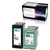 OCProducts Refilled Ink Cartridge Replacement for HP 96 and HP 97 for Officejet 7310 7210 Deskjet...