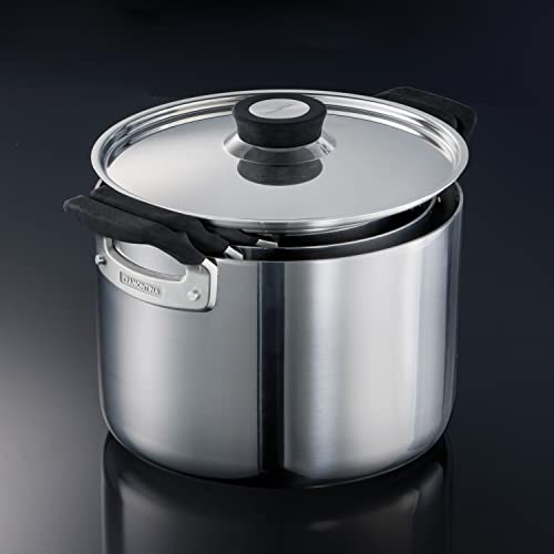 Tramontina Nesting 6 Pc Stainless Steel Tri-Ply Clad Sauce Pan And Stock Pot Set, 80116/048Ds #TOP2