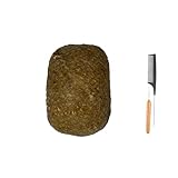 Laiyuemei Afro Kinkys Bulk Human Hair,Dreadlock Extensions and Loc Extensions,Natural, Soft, Skin-Friendly,100% Human Hair Afro Kinky,Curly Bundles for Locs and Dreads(8 inch, #27)