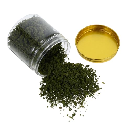 BEBEMOKO Static Grass Coarse Particle Bushy Powder Scenery Basing Material Miniature Landscape Grass for Model Trains