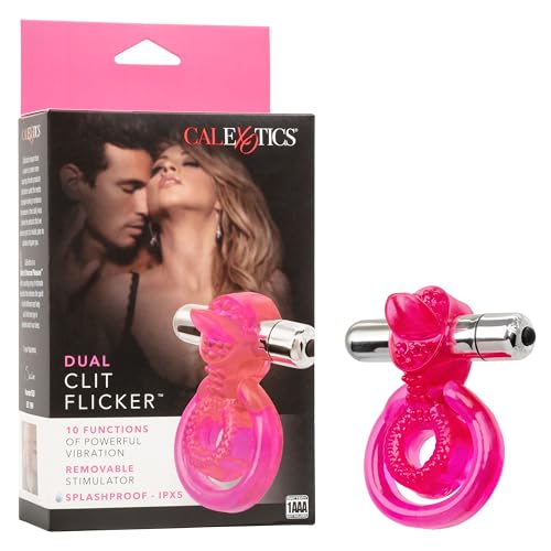 CalExotics Dual Clit Flicker Cock Ring
