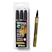 Sakura 42391 3-Piece Fine Pentouch Paint Marker, 1.0mm, Gold, Silver and Copper