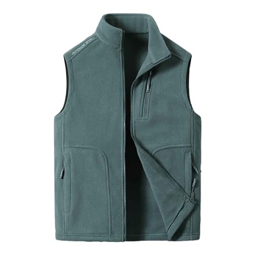 Gilet d'hiver en polaire pour homme veste de transition chaude