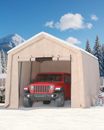 10x15 ft Waterproof Outdoor Storage Shed with Roll-Up Door