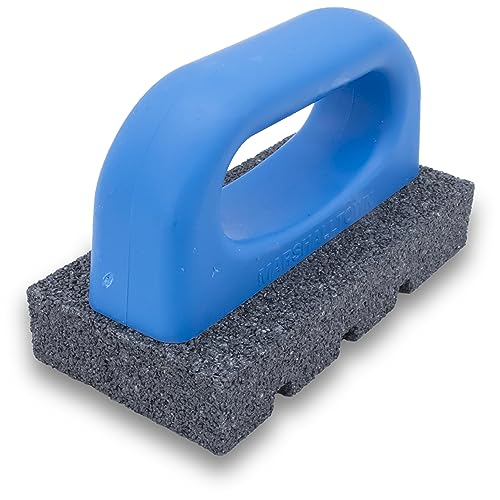 MARSHALLTOWN Rub Bricks, 203 Millimeter Length, 89 Millimeter Width, 20 Grit, Fluted w/Handle Brick Style, 38 Millimeter Thickness, Made In The USA, 841 by MARSHALLTOWN - Used condition - US$18.33