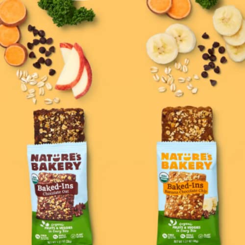 Nature's Bakery Fig Bars Variety Pack 16Ct - Whole Wheat Grain Apple,Banana Chocolate Chip, Blueberry, Raspberry, Original, Strawberry, Chocolate Oat #TOP5