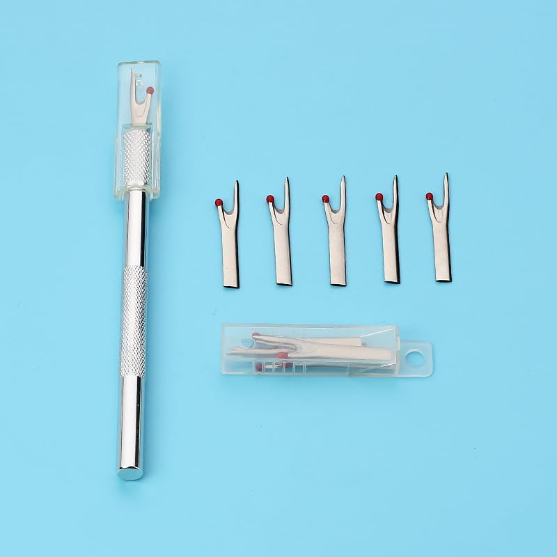 Miniatura 2 de Herramienta de eliminación de bordado, pequeño, compacto, eficaz, protector, práctico, cortador de costuras, diseño de hilo para interiores para el