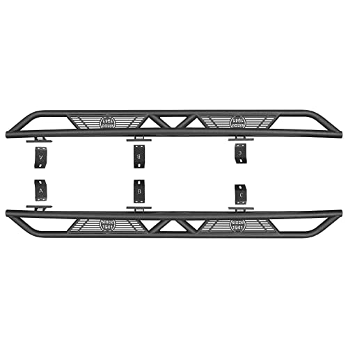 U-Box Gladiator Side Steps Tubular Running Board Nerf Bar For 2020 2021 2022 2023 Jeep Jt Gladiator P/U Trucks #TOP4