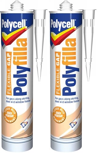 Image of Polycell Flexible Gap Polyfilla 290ML (Pack of 2)