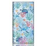 CASMONAL Checkbook Covers for Personal Checkbook, PU Leather Check Book Covers for Women & Men – Fashionable Print Design