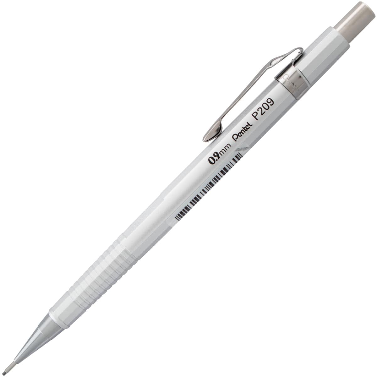 Pentel P209 Ostry ołówek Mech 0,9 mm Met.Silvr