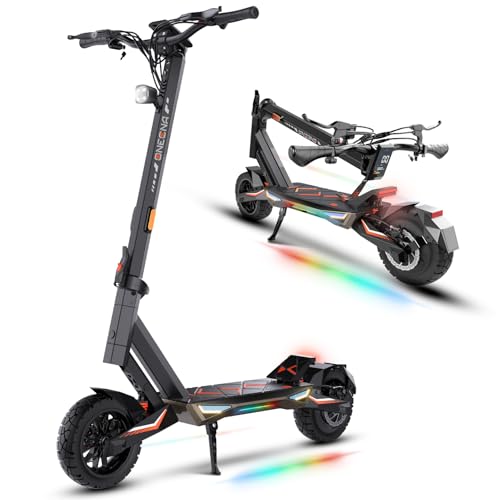 Image of Electric Scooters 30MPH-1000W Motor, Fast Adults Escooter 40 Miles Long Range Battery, 10 Inches Off Road Tires Foldable E-Scooters for Teens and Adult