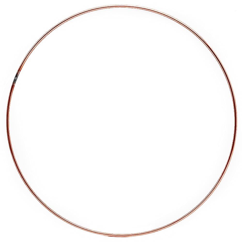 Crafty Capers Copper 406Mm (16In) Metal Ring For Crafts - Wreath & Flower Hoop
