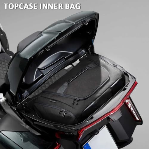 Bolsas laterales negras para equipaje BMW K1600 B Grand America con forro interior de sillín 2