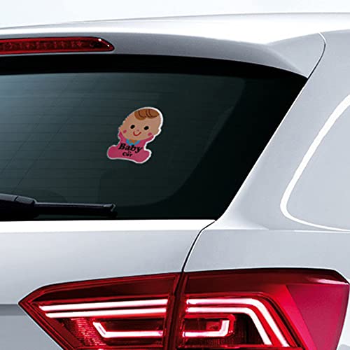 Image of YSY Baby in Car Stickers 3D Stickers Sign Metal Flag Emblem, 3D Car Kids on Board car Sticker 4.64 * 3.54in (Bady in car)