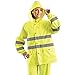 Jacket,Yllw,Polyester,5XL,Fits Chest 62"