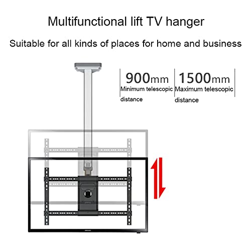 Support TV de plafond pour éviter les reflets et optimiser l'espace