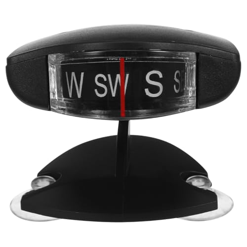Abaodam Car Compass Ball with Adhesive Suction Cup, Automotive Compass Dashboard Compact Auto Directional Sphere for Cars Trucks Boats Easy Attachment for Windshield Dash
