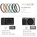 Haoge RRC-GR3XB Black Metal Decorate Ring Cap for RICOH GR3X/GRIIIX Camera Replaces GN-2