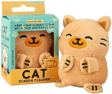 Gift Republic Cat Screen Cleaner Buddy, Orange