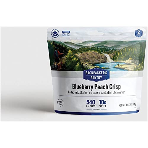 Backpacker's Pantry Blueberry Peach Crisp | Backpacking & Camping Food,