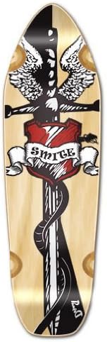 Blank & Graphic Longboard Deck Mini Cruiser - Banana Cruiser 27" X 8" Board W, Smite