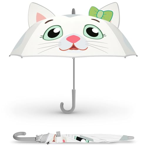 Weatherman Kids Umbrella Daniel Tiger – Toddler & Child Umbrella for Boys & Girls – Pinch-Proof, Soft Edges, Lightweight Stick Umbrella – Durable Travel Umbrellas for School, Park, Beach (Katerina) by Weatherman - Used condition - US$37.02