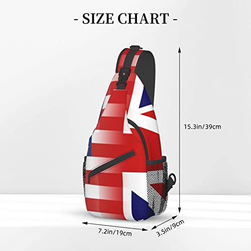 Mochila bandolera unisex negra compacta y resistente miniatura 4