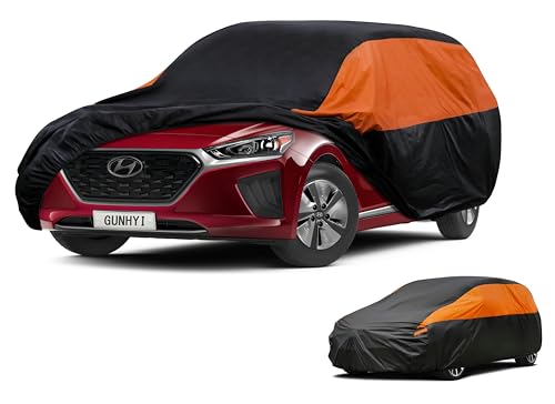 Image of GUNHYI Hyundai Car Cover Custom Fit Hyundai Ioniq 6 Waterproof All Weather for Automobiles, Lightweight Full Exterior Cover Outdoor Sun UV Rain Dust Snow Wind Protection.