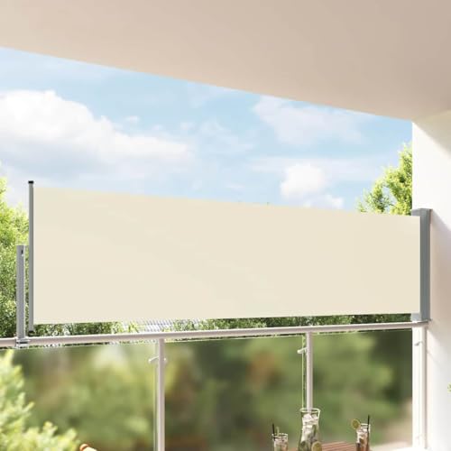 Store latéral extensible anti-vis-à-vis pour stopper le vent sur la terrasse - 2