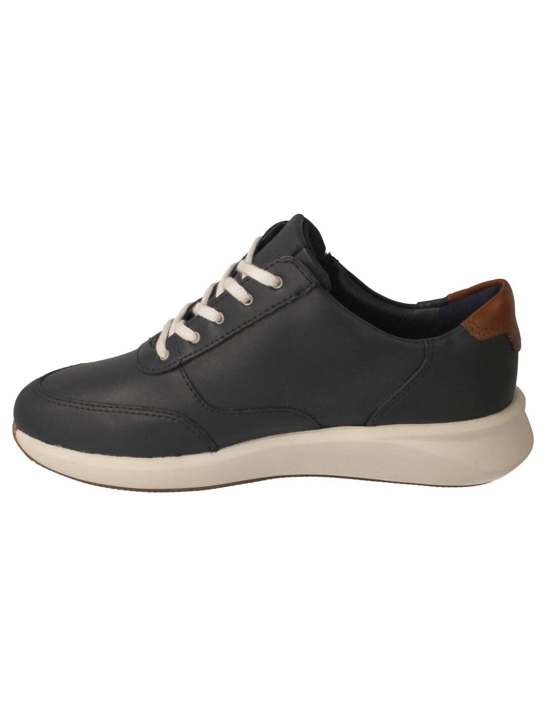 Clarks Un Rio Zip Leather, Zapatillas Mujer