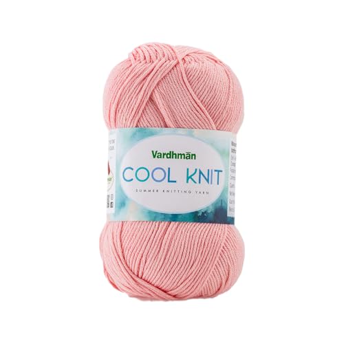 Image of Vardhman Cool Knit All Season Lightweight Poly Viscose Yarn | Pack-1