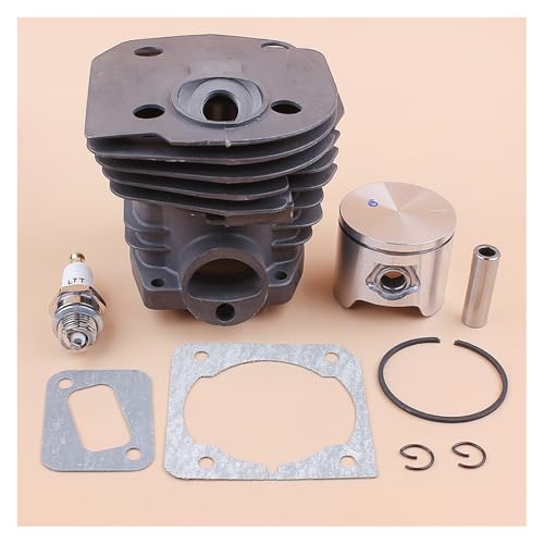 Kit de Junta de pistón de Cabeza de Cilindro de 44 mm for Husqvarna 350 351 353 345 340 346xp Kit de reconstrucción del Motor del Motor de Motos de Motosierra for OEM 537253002