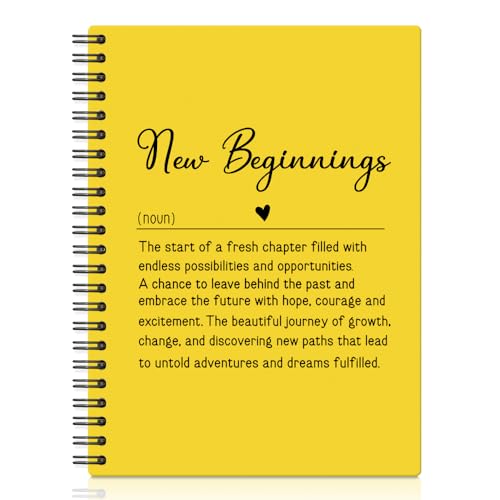 Cahier d'écriture jaune pour organiser vos projets professionnels de bureau