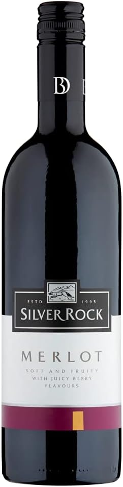 Silver Rock Merlot Red Wine, 75 cl