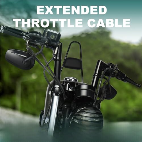 Câbles de ralenti d'accélérateur tressés pour Softail 2007