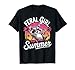 Feral Girl Summer Funny Meme Feral Raccoon Summer Vacation T-Shirt